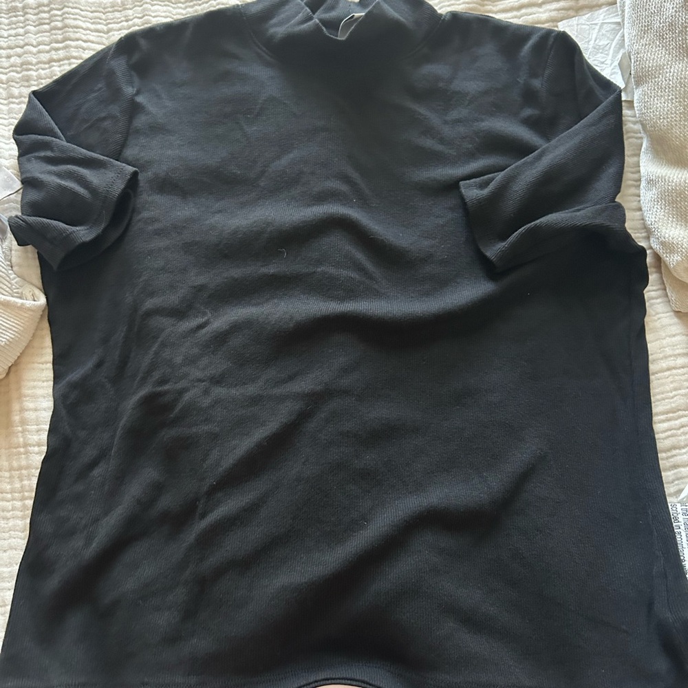 Black Mockneck Sweater